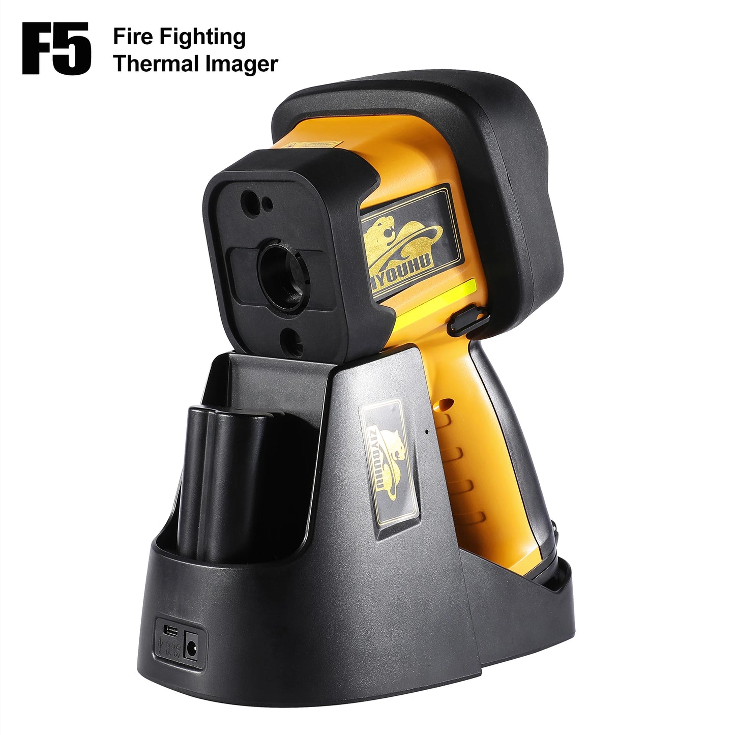 F5 Fire Fighting Thermal Imager Camera for Firefighter 384×288 Wide Angle Temperature Measurement Live Image & Video Recording