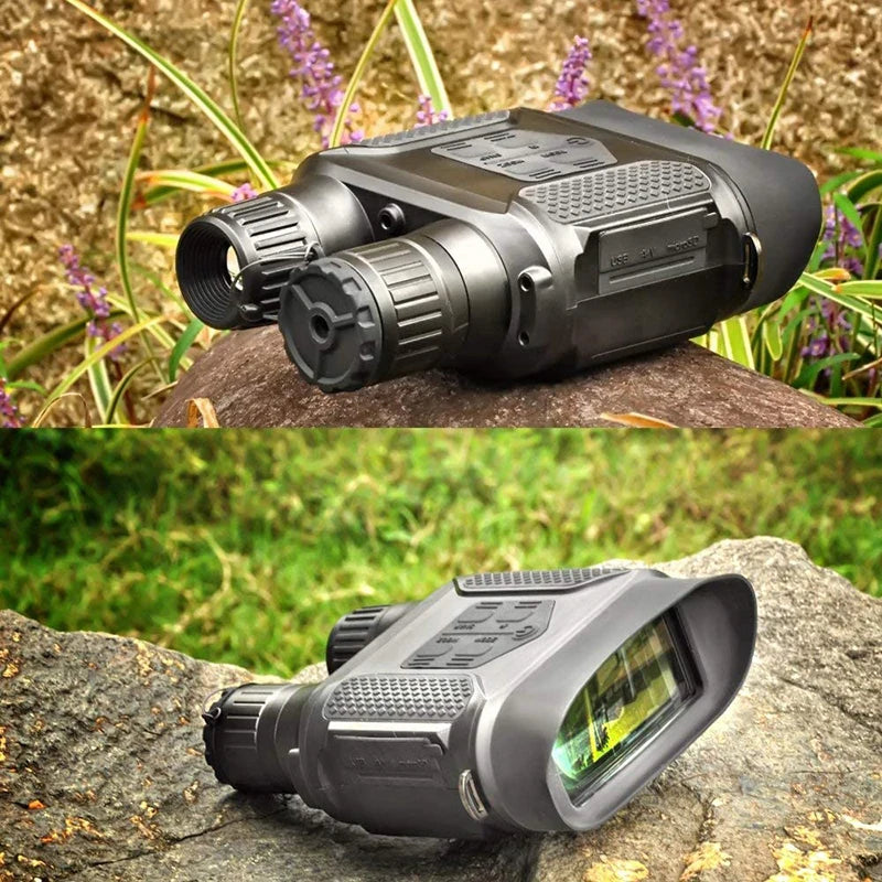 IR Camera 4″ Large Viewing Screen Photo Video Recording from 400m/1300ft Digital Infrared Night Vision Hunting Binoculars NV400B