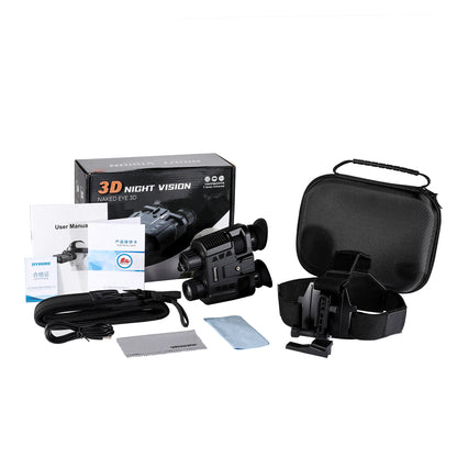 Night Vision Binoculars for Helmet Head Mounted 4 Color Image 200m Range Darkness Naked-eye 3D Display Night Vision Goggles