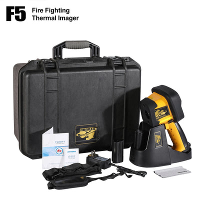 F5 Fire Fighting Thermal Imager Camera for Firefighter 384×288 Wide Angle Temperature Measurement Live Image & Video Recording
